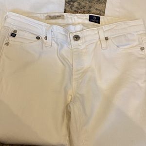 AG white boot cut jeans in size27r
